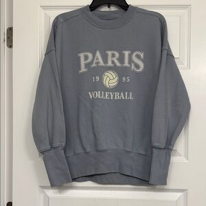 Abercrombie & Fitch Soft Gray Sweatshirt